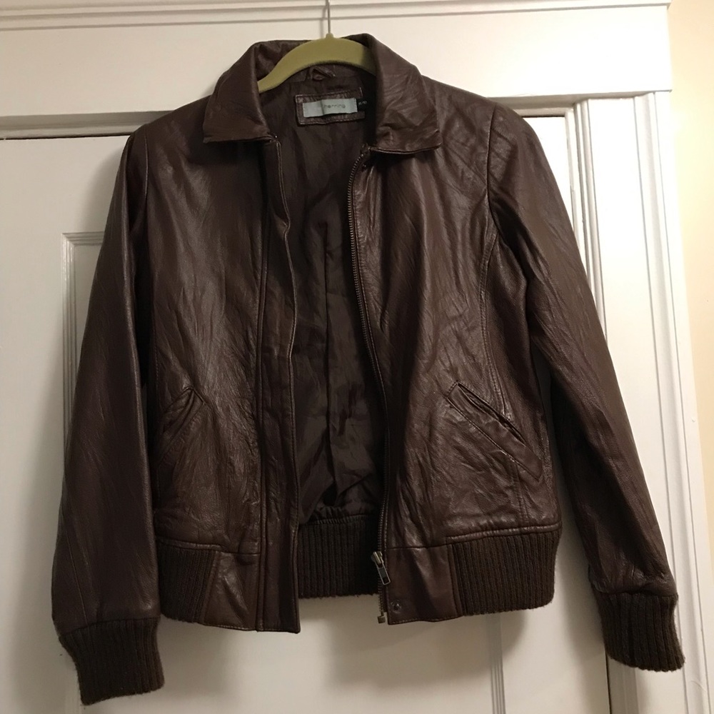 Leather jacket